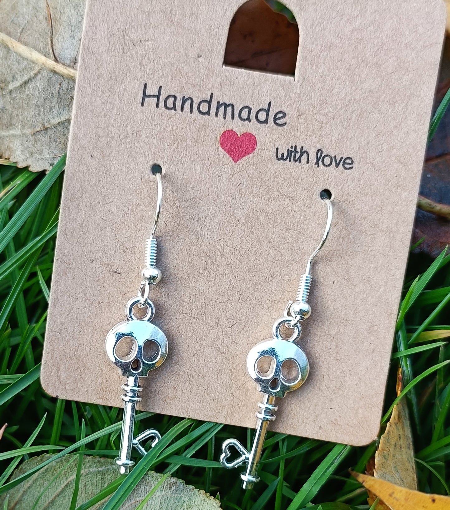 Skeleton Key Earrings