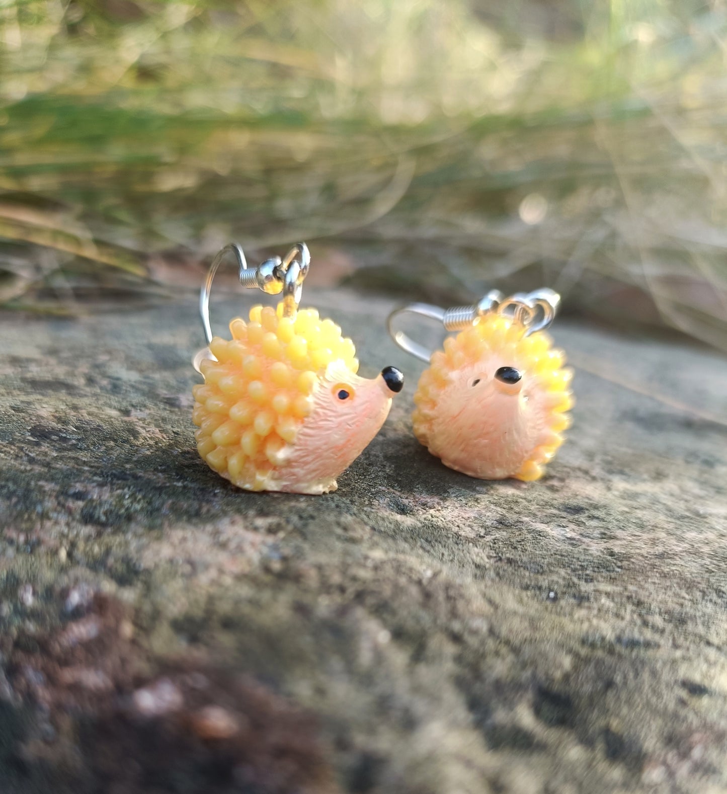Porcupine earrings