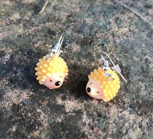 Porcupine earrings