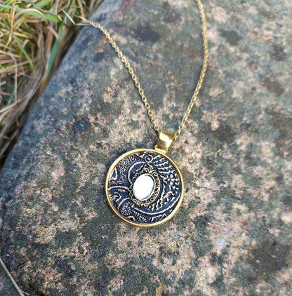Gold Mirror Necklace