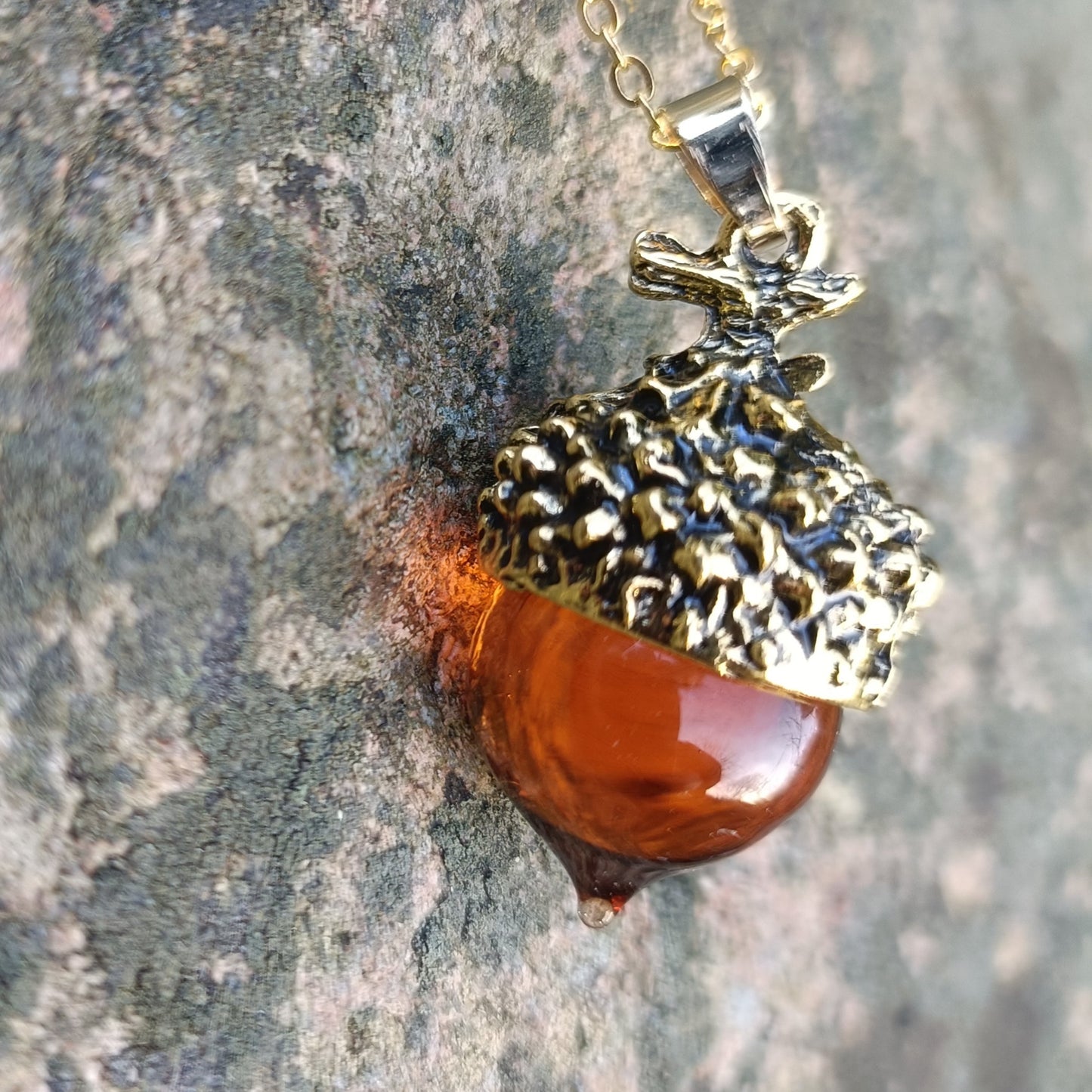 Acorn necklace