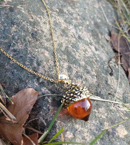 Acorn necklace