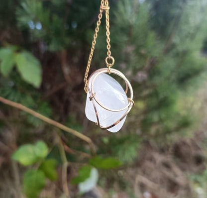 Milky Quartz Pendant