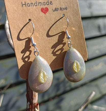 Painted Stone Drop earrings