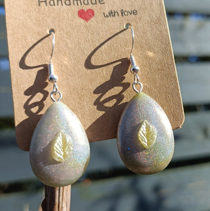 Painted Stone Drop earrings