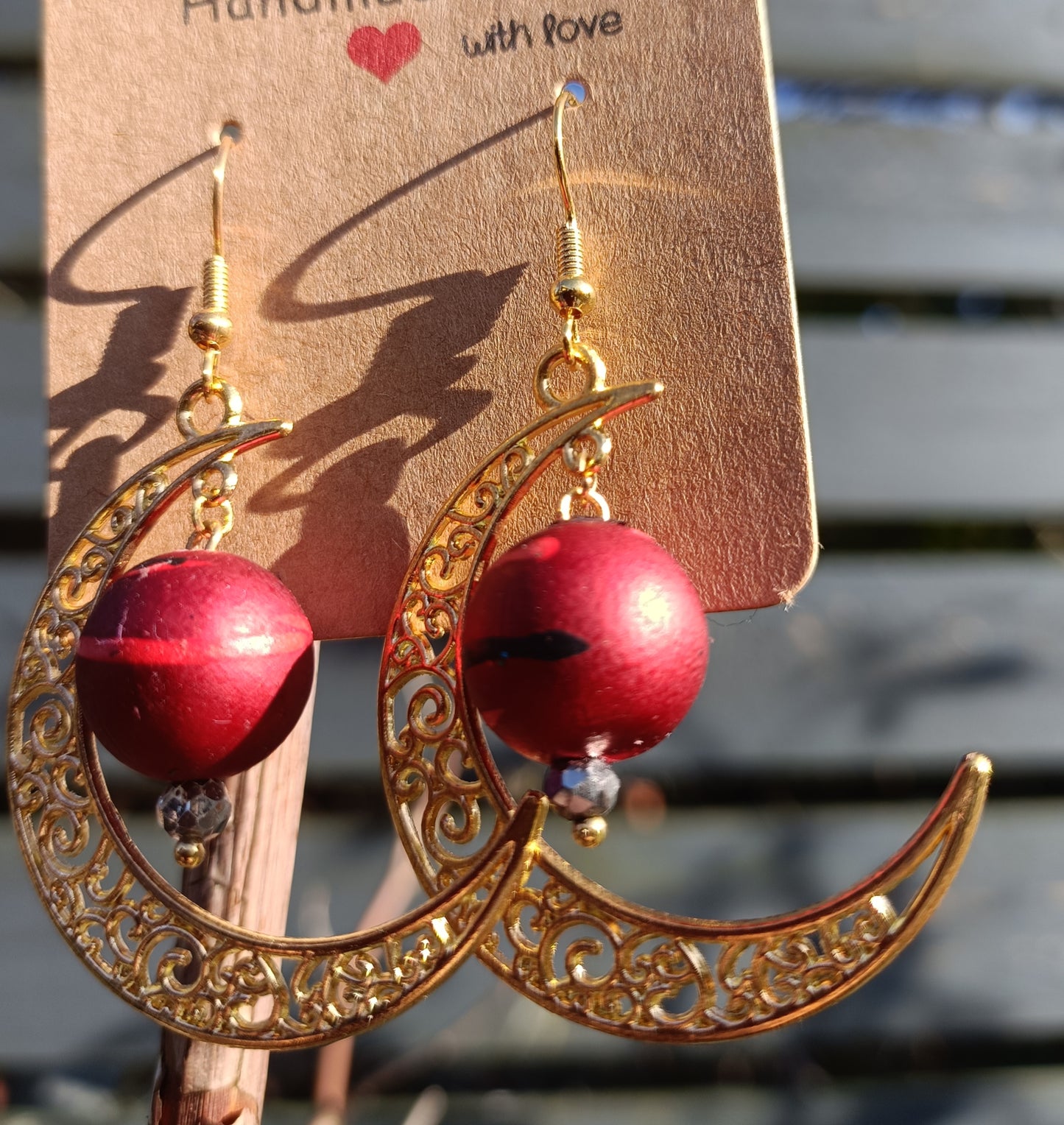 Pearl Moon Earrings