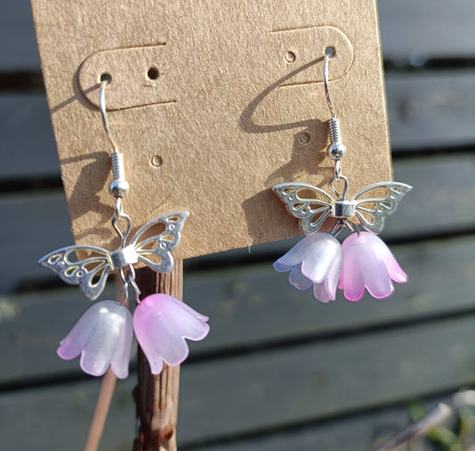 Tulip & Butterfly Earrings