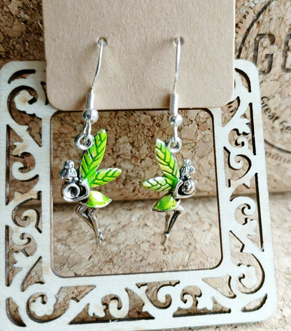 Painted Fairy Earrings