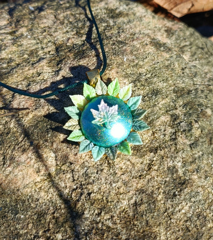 Maple Leaf Crested Necklace