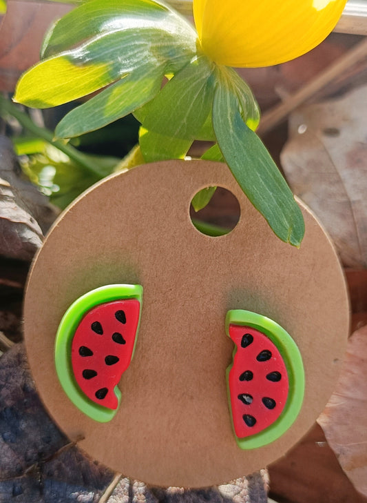 Watermelon Stud Earrings