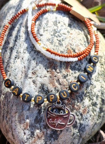 Cat-puccino Necklace