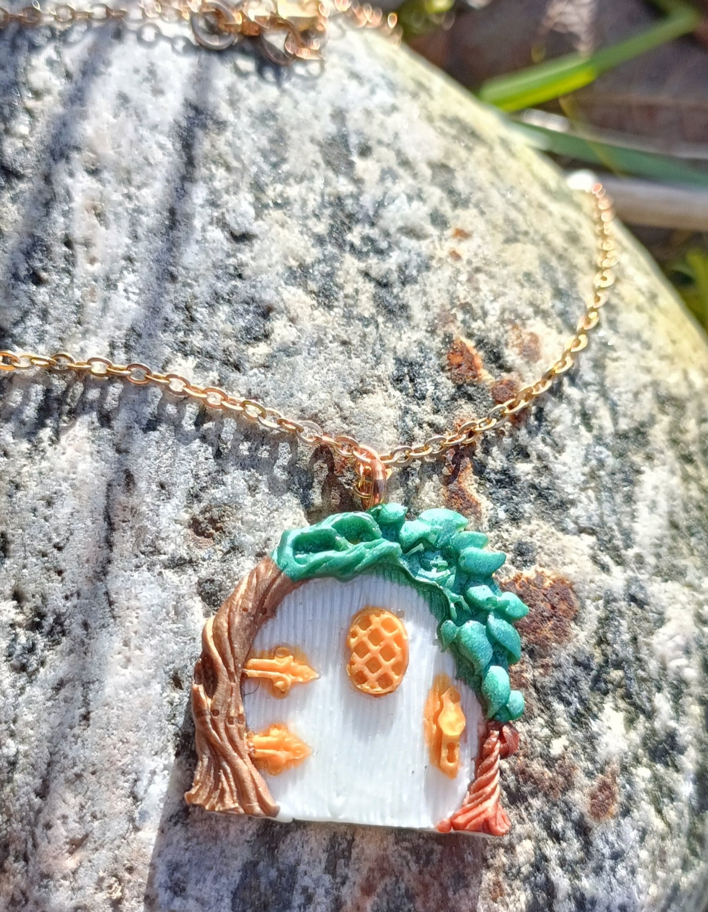Hobbit Door Necklace