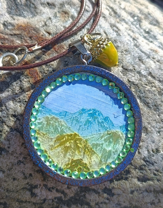 Tiny Painting Necklace
