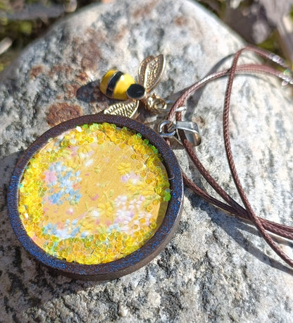 Tiny Painting Necklace