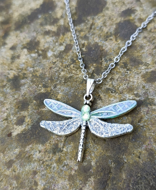 Turquoise Dragonfly Necklace
