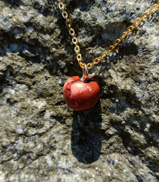 Gemstone Apple Necklace