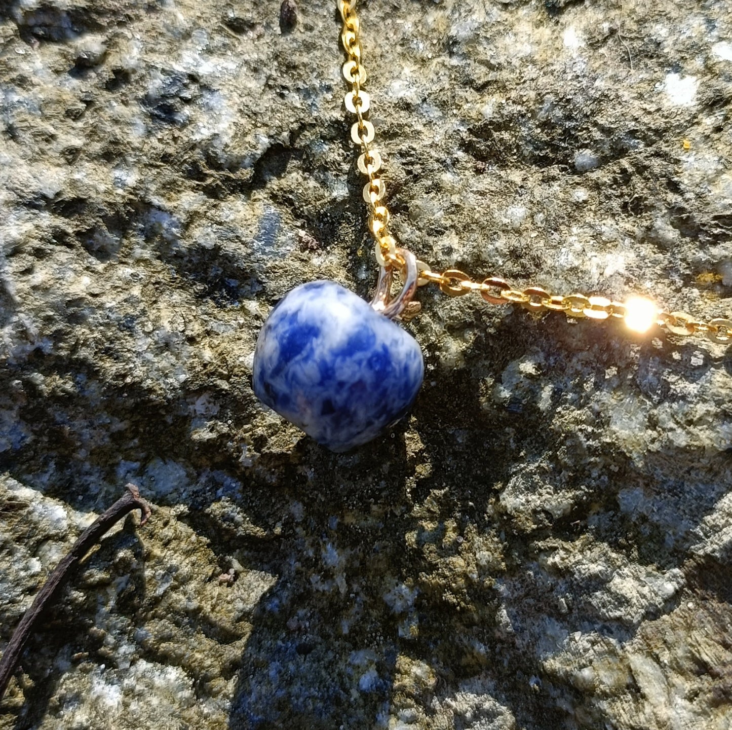 Gemstone Apple Necklace