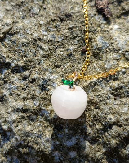 Gemstone Apple Necklace