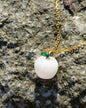 Gemstone Apple Pendant