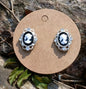Tiny Victorian Portrait Earrings