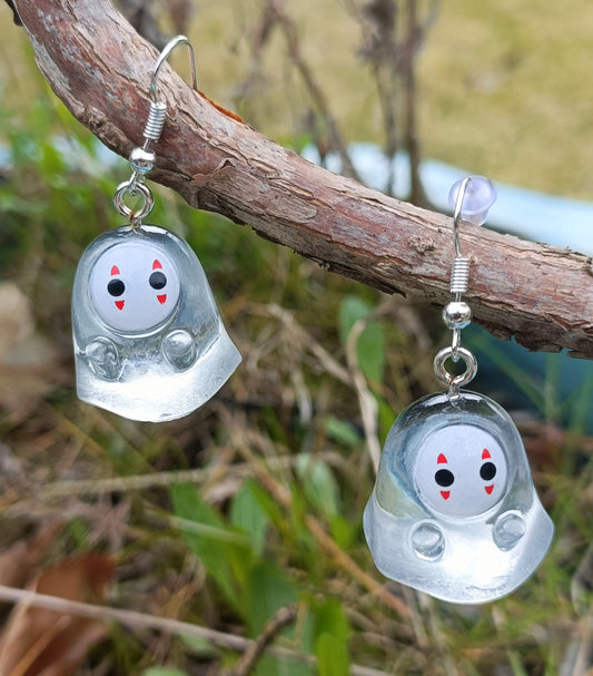 Resin Kaonashi Earrings