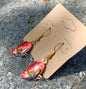 Enamel Butterfly Earrings