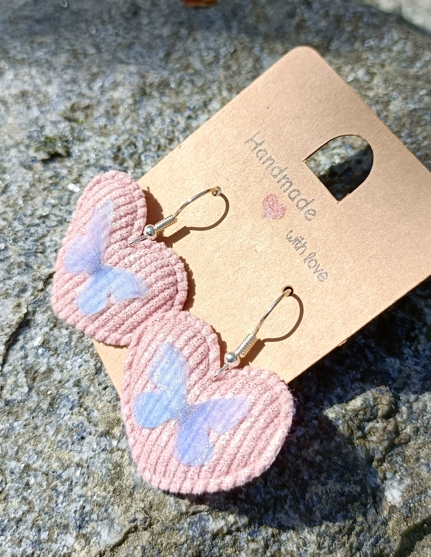Heart & Butterfly Earrings