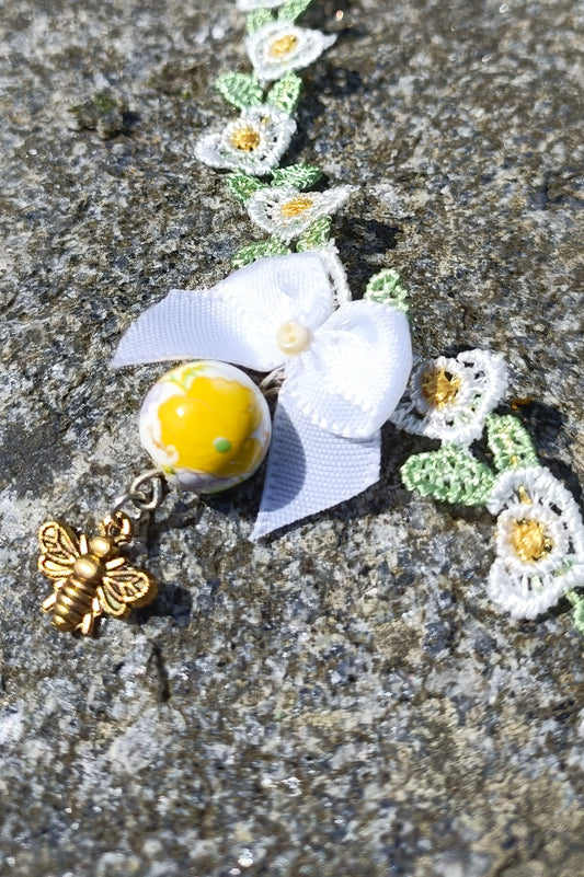 Helleborus Embroidery Chokers