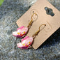 Enamel Butterfly Earrings
