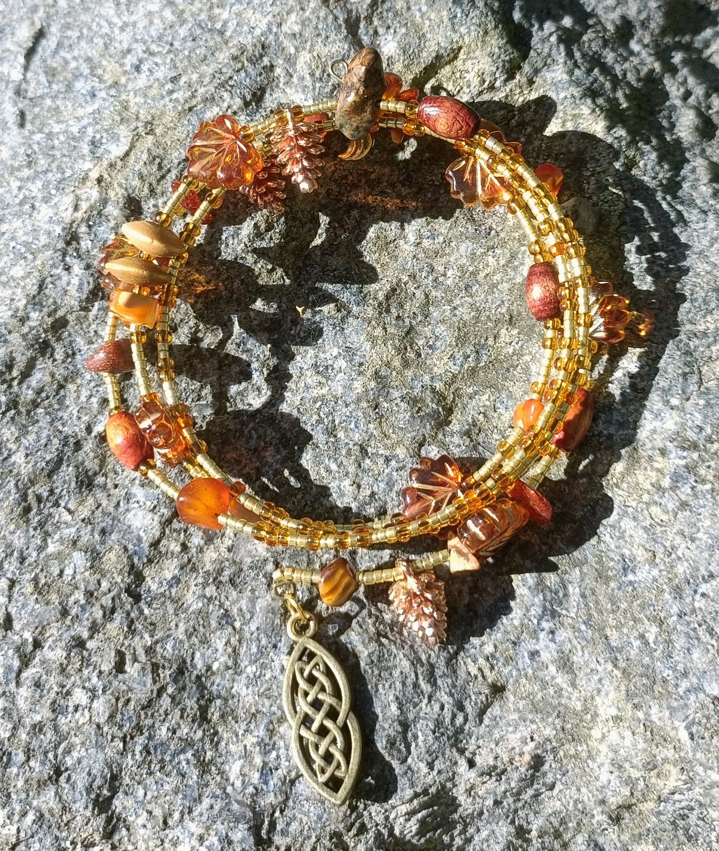 Glass Charm Bracelet