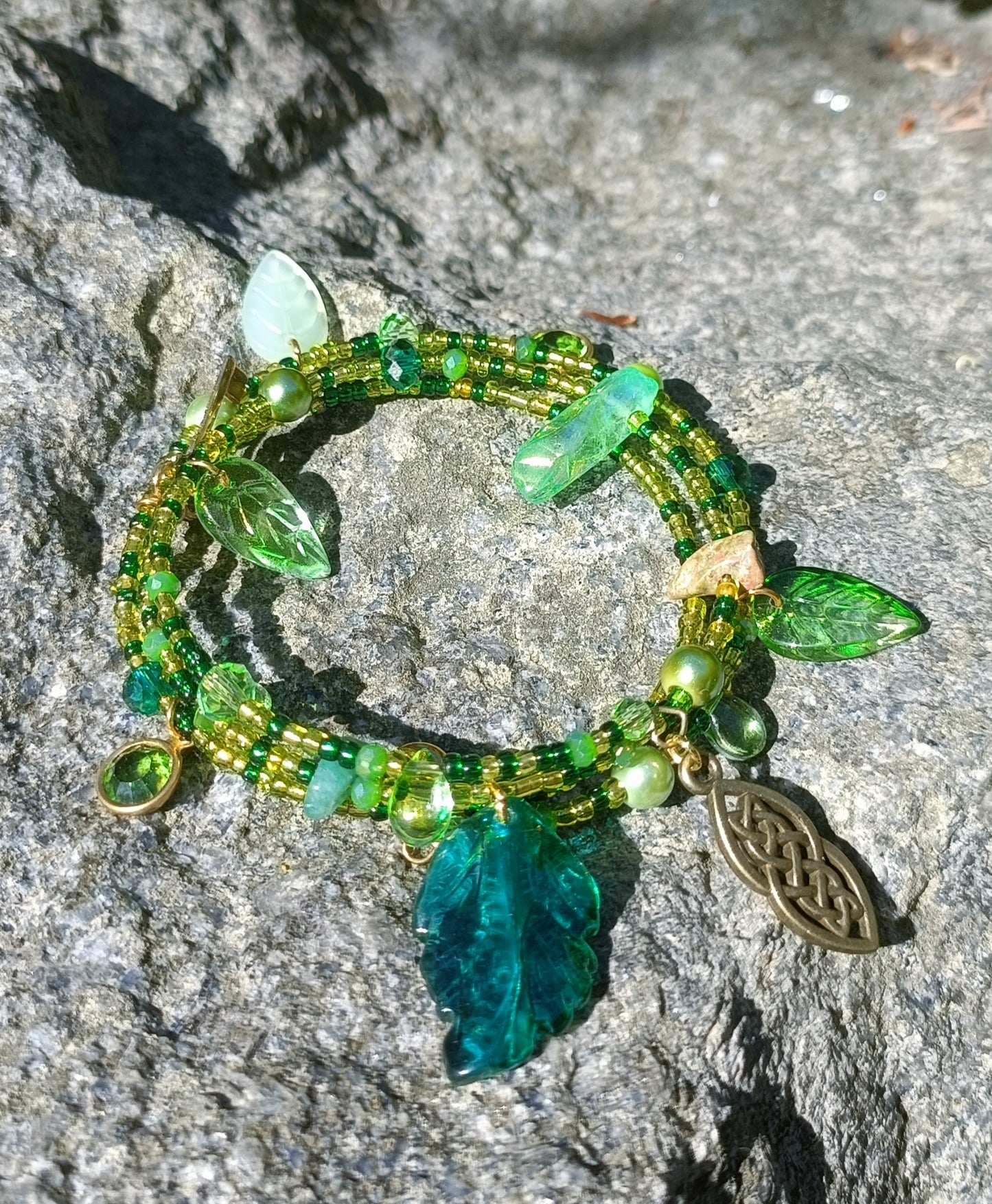 Glass Charm Bracelet