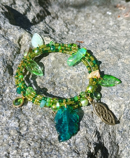 Glass Charm Bracelet