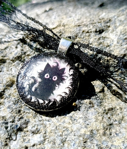 Black cat choker