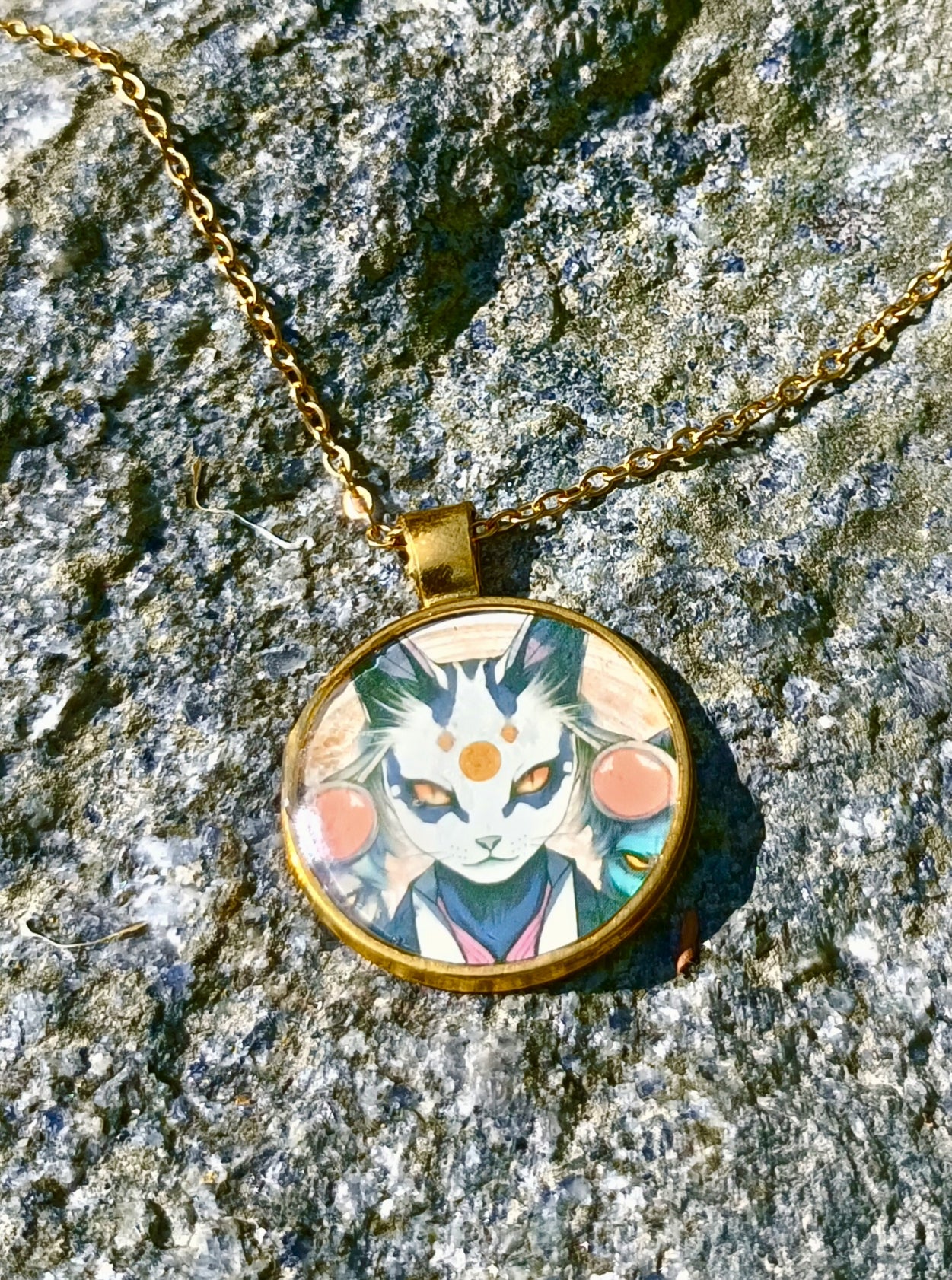 Cat familiar pendants