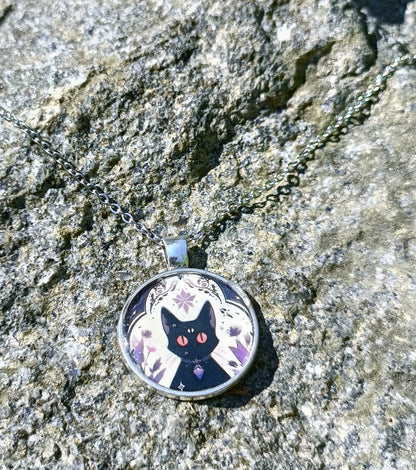 Cat familiar pendants