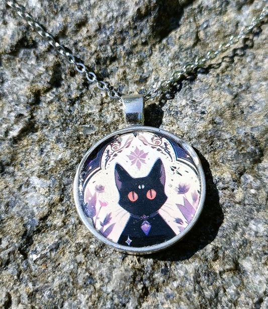 Cat familiar pendants