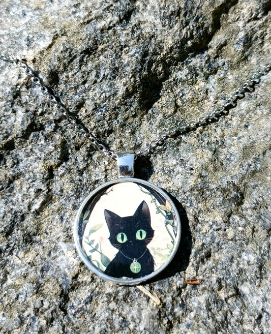 Cat familiar pendants