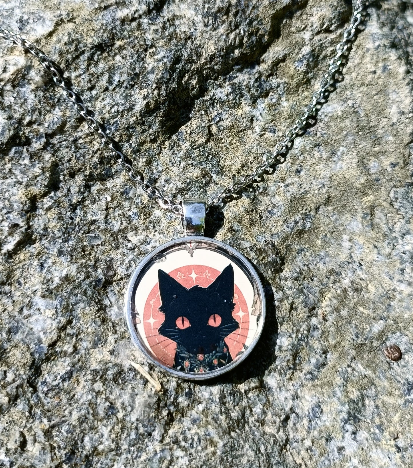 Cat familiar pendants