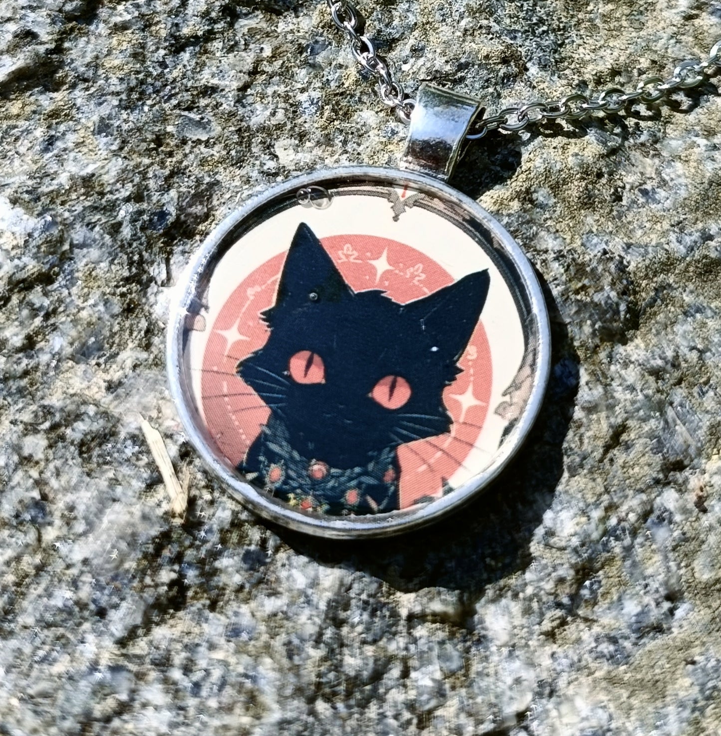 Cat familiar pendants