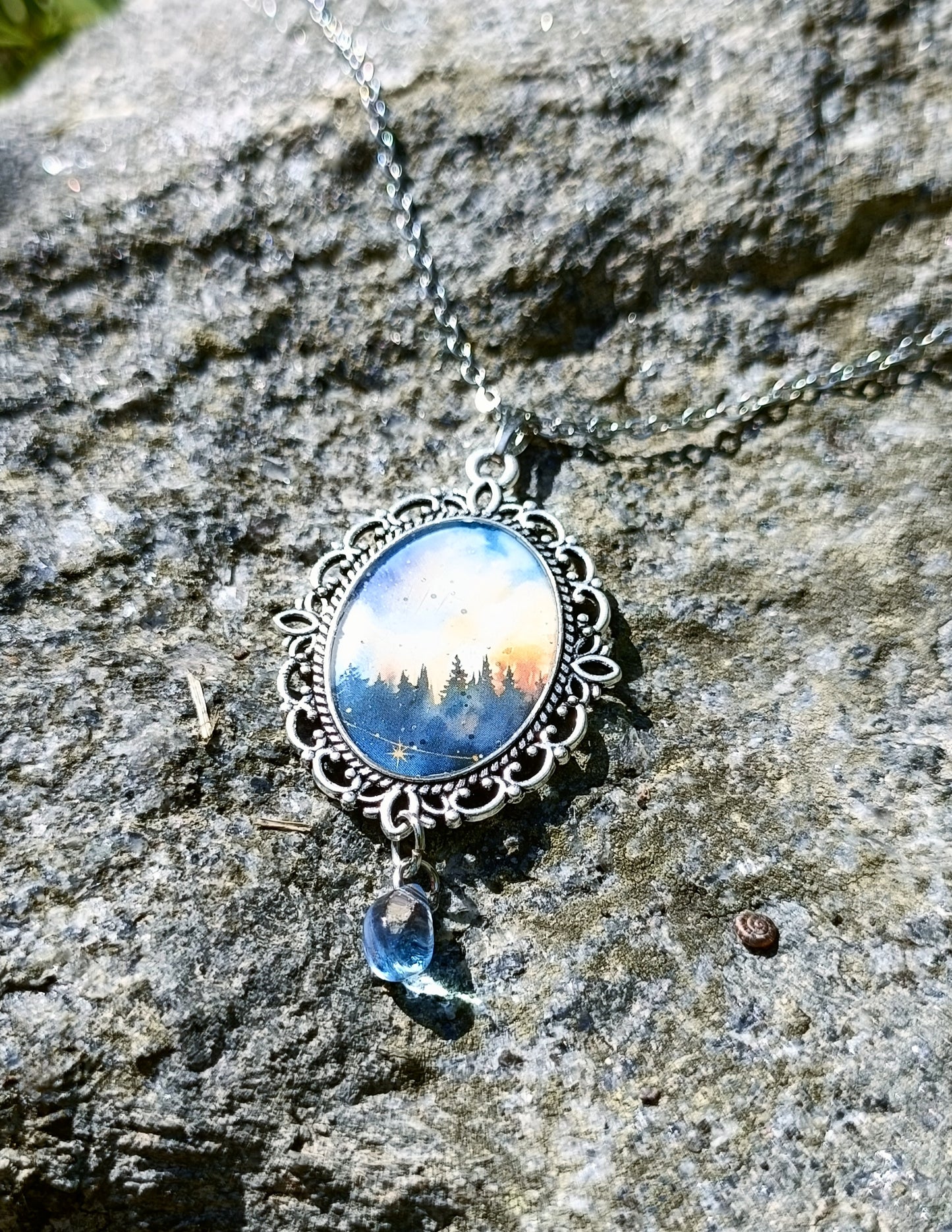 Magical landscape pendants