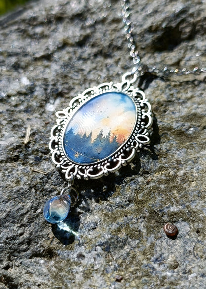Magical landscape pendants