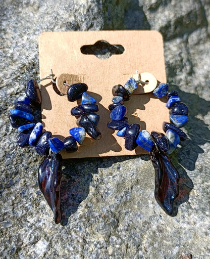 Crystal circlet earrings