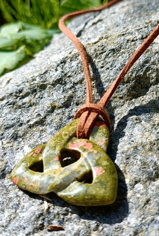 Triquetra Crystal Pendants