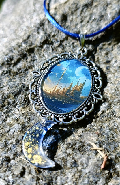Magical landscape pendants
