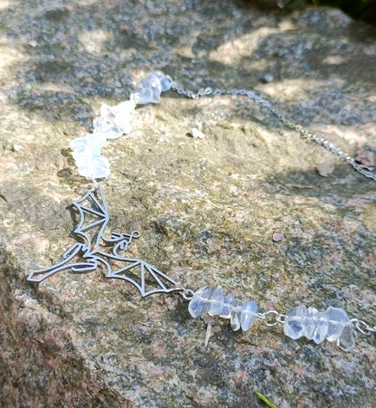 Adularia Dragon Necklace