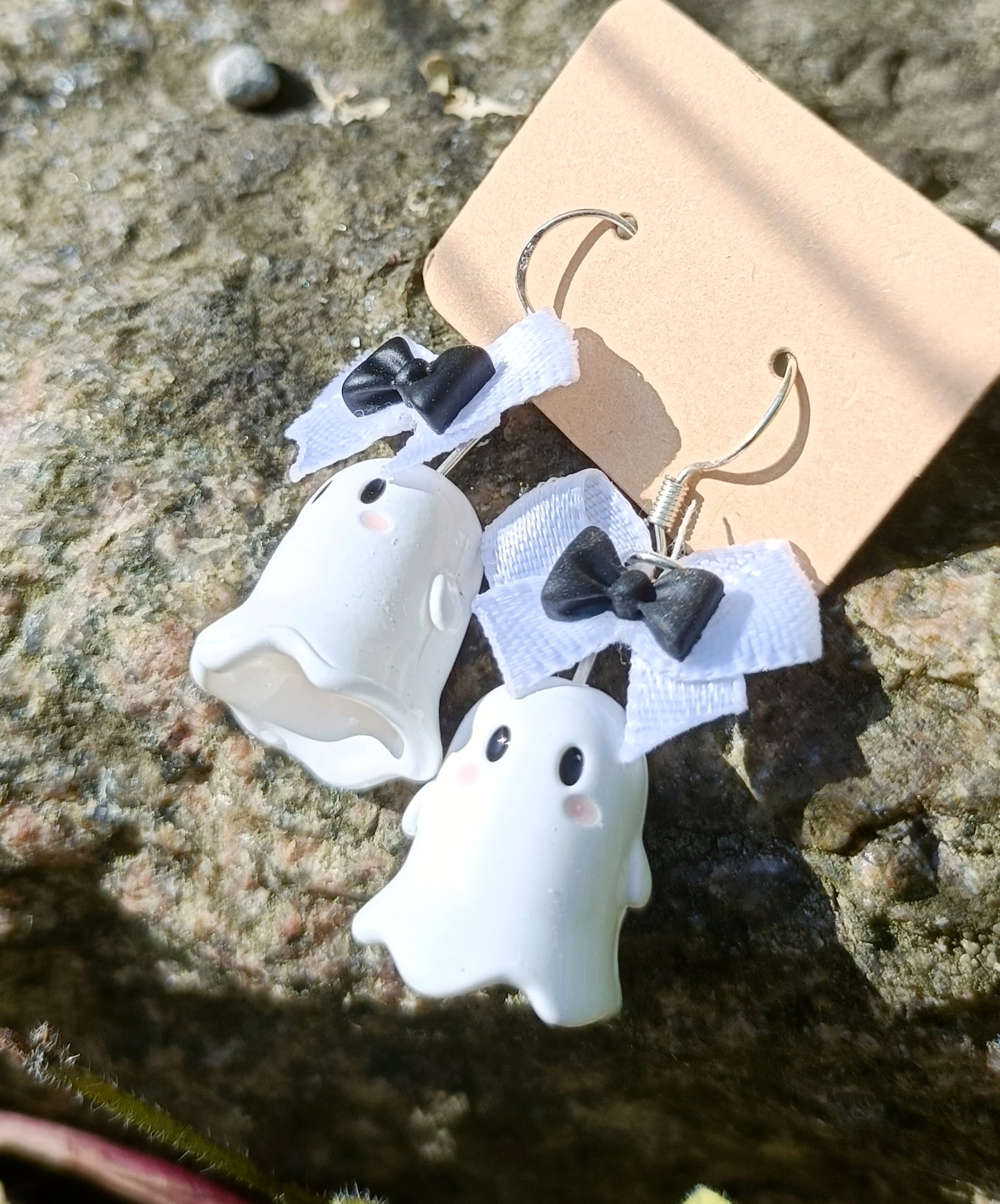 Ghost & Bow Earrings