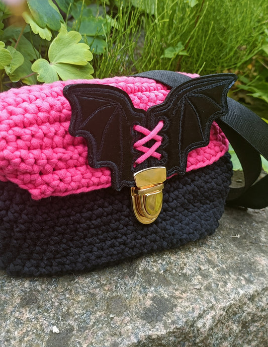 Pink Batwing Purse