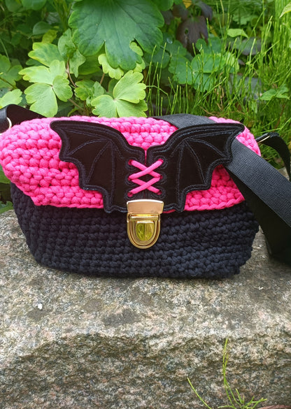Pink Batwing Purse