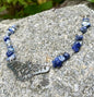 Moth gemstone necklace