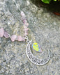 Crescent moon necklace